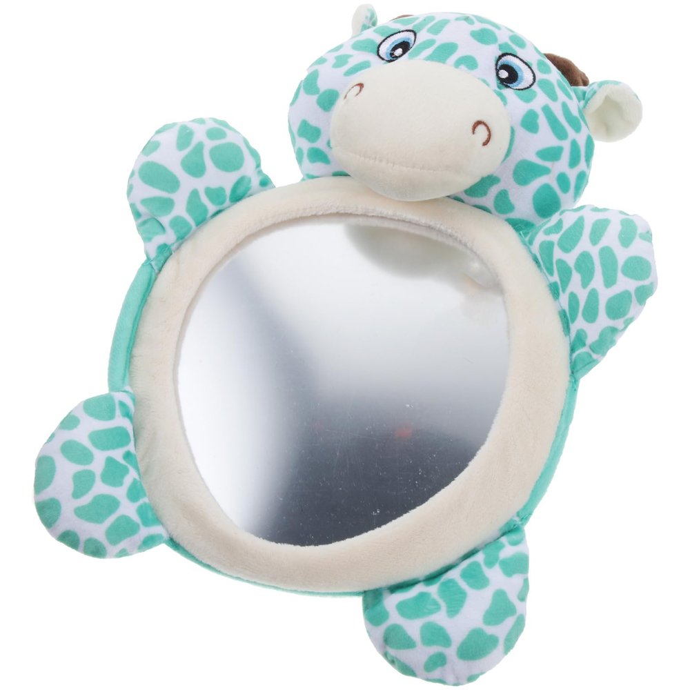 HYTROVE Observation Mirror for Safety with Green Animal Pattern for Vehicle Back Seat Monitoring