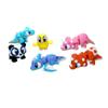 3D-Printed Desktop Stress Relief Toy, Cute Animal Figures, Colorful Dinosaur Panda Bird Collection, 6 Piece Set view 1