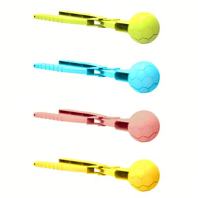 4 Pack Snowball Maker,Snow Ball Toys Games with Handle,Duck Snowball Maker for Snowball Fights for Kids and Adults (Football)