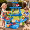 ZDRKWSM 3-Tier 4 Areas Water Table for Kids 3-5, Summer Outdoor Beach Sensory Activity Playset Kids Sand and Water Table Toys, Birthday Gifts for Boys and Girls 3 4 5 6 7 8 view 4