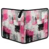 DXTKWL Card Binder Abstract Modern Pink Black Art 9 Pocket Trading Card Holder 900 Pockets with 50 Removable Sleeve Waterproof Album Book Storage for Cards view 2
