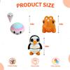 50 Pcs Mini 3D Printed Animal Figurines Set, Random Cute Articulated Animals, Flexible Fidget Toys Bulk, Desk Pets, Party Favors, Classroom Rewards view 2