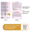 AlloCavi Travel Mini American Mahjong Set - 166 White Tiles Includes Jokers 0.8" White Melamine Material - with Instructions Cards and Game Tablecloth 4 All-in-One Racks and Pushers (Bunny Floral) view 4