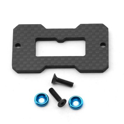 RC Toys Models For Tamiya For TT-02 1/10 RC Car Upgrade Parts Accessories Carbon Fiber Servo Mount Fxed Reinforcing Plate 9g