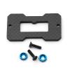 RC Toys Models For Tamiya For TT-02 1/10 RC Car Upgrade Parts Accessories Carbon Fiber Servo Mount Fxed Reinforcing Plate 9g view 1