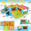 Bounce House for Kids 3-6 8-12, 16-in-1 Inflatable Obstacle Course Bouncy House with Wide Slide/Canopy Ball Pit/2 Boxing Ball/2 X-Obstacles/Soccer Goal, Outdoor Blow Up Jump House w/UL Blower view 4