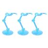 10pcs Action Figure Stand Kits, Doll Display Holder, Plastic Mini Doll Model Support Stand with Easy Assembly, Sturdy and Durable for Anime Figures, Includes 40 Assembly Parts, 40 (Transparent Blue) view 2