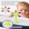 Baby Rattle Toys,Baby Teether Teething Toys for Babies 0 3 6 9 12 18 Months,Baby Sensory Toy for 0-6 6-12 Months, Montessori Early Education,Manhattan Ball,Grasp Training Toy (Pink) view 3