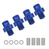 7075 Aluminum Alloy 17mm Wheel Hubs +5mm Widening for Traxxas 1/8 for JATO 4X4 VXL 9086 confident(Blue) view 1
