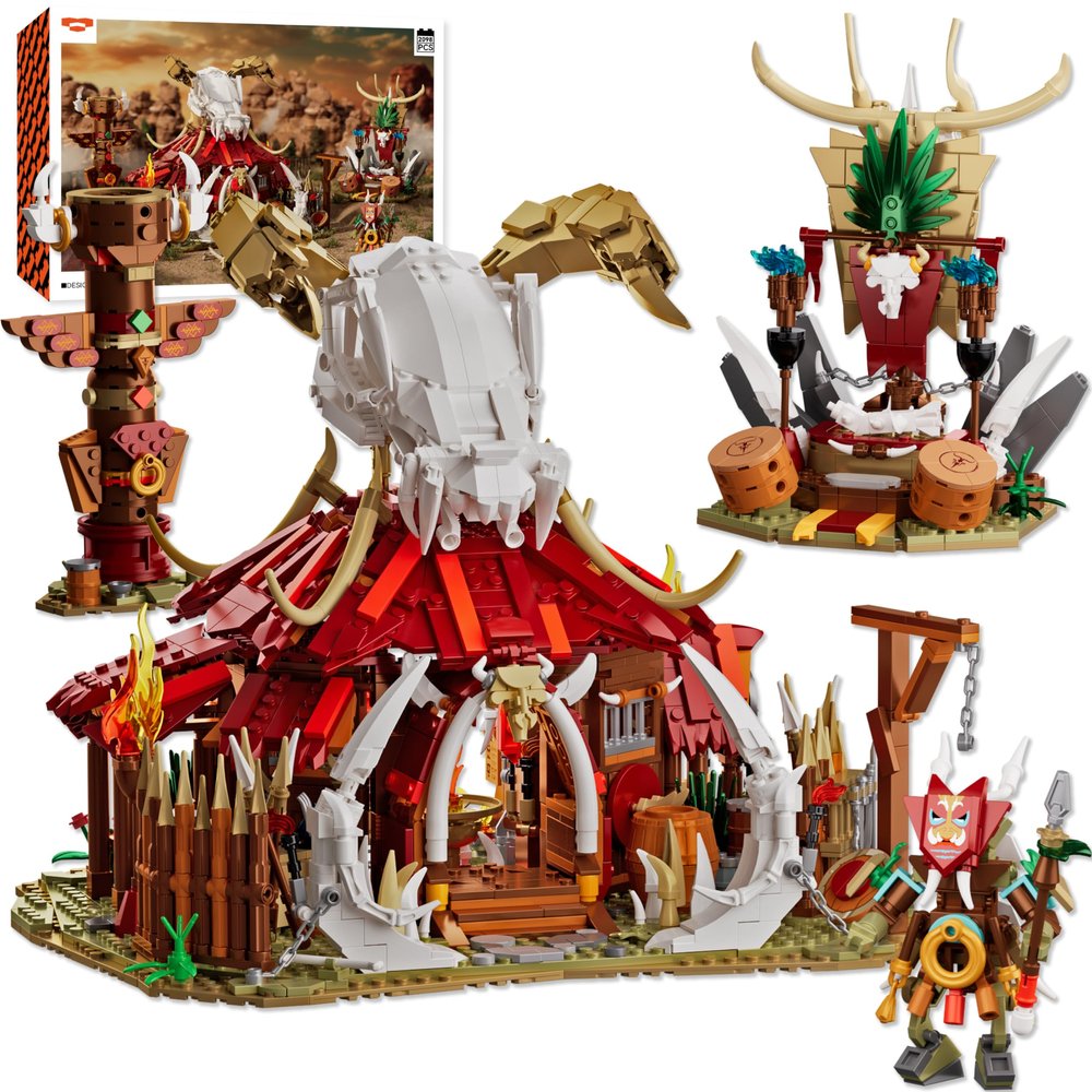 2098Pcs Orcish Horde Building Set, Toys Building Blocks Modular Architecture Construction Toy, DIY Crafts Model Kits for Adults Teens, Game/Blocks Enthusiast, Office Home Decor Collectable Gifts