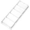 ERINGOGO 5-Grid Plastic Poker Chip Tray for Professional and Household Use, Wear-Resistant Multi-Function Chip Organizer Case for Home and Party Poker Games view 1