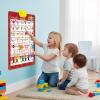 Talking Wall Chart for Kids, English and Spanish Learning Poster with Music, Bilingual Talking Wall Chart for Kids, Interactive Alphabet Numbers Toy view 3