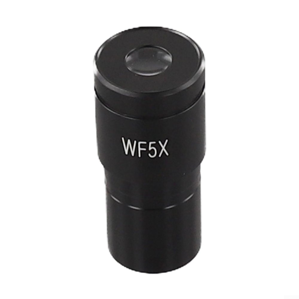 23.2mm Wide-Angle Microscope Eyepiece with 5X to 25X Adjustable Magnification, Durable Full Metal Construction for Biological Microscopes, Wide Field of View(WF5X)