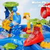 Novaluki Sand and Water Table for Toddlers 3-5, Kids Outdoor Activity Water Tables with Beach Fun Sand Toy, Summer Outside Toys Water Playset for Toddler Boys Girls Ages 2 3 4 5 6 7 8 view 3