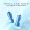Fog Bubble Solution Refill for Smoke Bubble Machines, Magic Bubble Wands & Makers, Long-Lasting Liquid with Atomizer (Blue+Pink-2) view 2