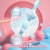 Fog Bubble Solution Refill for Smoke Bubble Machines, Magic Bubble Wands & Makers, Long-Lasting Liquid with Atomizer (Blue+Pink-2) view 3