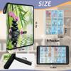 DXTKWL Card Binder Japanese Zen Orchid Bamboo Stone 9 Pocket Trading Card Holder 900 Pockets with 50 Removable Sleeve Waterproof Album Book Storage for Cards view 3