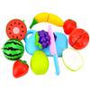 AwnsIMfreien Play Kitchen Accessories, Play Toy Cutting Food Vegetable Fruit Set Plastic Kitchen Cooking Educational Toys 8PC for Children Kids, Food view 1