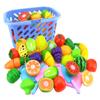 AwnsIMfreien Play Kitchen Accessories, Play Toy Cutting Food Vegetable Fruit Set Plastic Kitchen Cooking Educational Toys 8PC for Children Kids, Food view 4