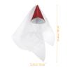 Abaodam Pink Sequin Tulle Cone Birthday Hat for, One Size, Party Headwear with Decorative Mesh,  Princess Birthday Photo Prop view 2