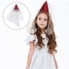 Abaodam Pink Sequin Tulle Cone Birthday Hat for, One Size, Party Headwear with Decorative Mesh,  Princess Birthday Photo Prop view 3