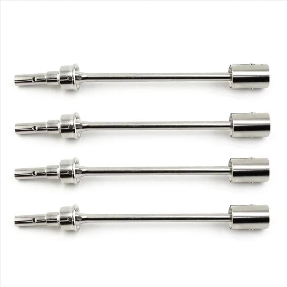 RC Car Transmission Shaft Compatible with TRAXXAS E- 2.0 for VXL 86086-4 1/10 RC Car Upgrade Parts Accessories 4Pcs Steel CVD Drive Shaft Drive Cup