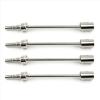 RC Car Transmission Shaft Compatible with TRAXXAS E- 2.0 for VXL 86086-4 1/10 RC Car Upgrade Parts Accessories 4Pcs Steel CVD Drive Shaft Drive Cup view 1