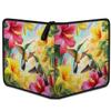 DXTKWL Card Binder Yellow Red Floral Hummingbird 4 Pocket Trading Card Holder 400 Pockets with 50 Removable Sleeve Waterproof Album Book Storage for Cards view 2