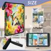 DXTKWL Card Binder Yellow Red Floral Hummingbird 4 Pocket Trading Card Holder 400 Pockets with 50 Removable Sleeve Waterproof Album Book Storage for Cards view 3