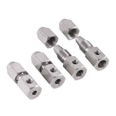 1PCS RC Boat Coupling 3.17mm/4mm/5mm/6mm CNC Stainless Steel Collet Coupler confident(6mm)