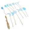 13PCS Moon Phase Wall Hanging Decor Banners Hanging Ornaments for Bedroom Home Office Nursery Wall Art view 4