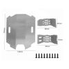 3pcs Stainless Steel Front And Rear Chassis Armor Protector for Arrma 1/14 for Mojave RC Car Parts Accessories confident view 3