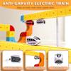 Arnbz 2026 New Infinity Racer 3D Train with 2 Cars, 3D Stem Electric Train Set for Kids, DIY Assembled Track Vehicle, Create Lab Gravity Tracks, Educational Gift (Advanced Edition) view 4
