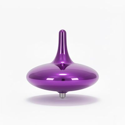Hautech Electric Spinning Top, 6+ Hours Endless Spinning, LED Light Show, The Dreamer Spinning Top for Focus, Calm & Creativity, Timer-Enabled Design, Unique Gift for Adults (Exploration Purple)