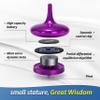 Hautech Electric Spinning Top, 6+ Hours Endless Spinning, LED Light Show, The Dreamer Spinning Top for Focus, Calm & Creativity, Timer-Enabled Design, Unique Gift for Adults (Exploration Purple) view 3