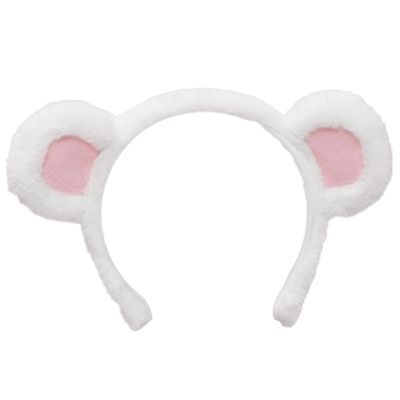 AwnsIMfreien Bear Headband, Bear Ears Headband for Girls Cute Cartoon Plush Decorative Dustproof Ears Costume for Cosplay Party Makeup Washing Face, Style 1