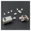10pcs 0.5M Modulus Gear Toy RC Model Car 1mm/2mm Shaft Electronic Starter Transmission 6mm Worm Gear 6X6X2MM Motor Starters view 3