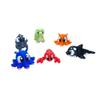 3D-Printed Stress-Relief Desktop Toys, Colorful Sea Creature Figures, Turtle Octopus Whale Crab Characters, 6 Piece Set view 1
