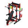 1/12 Scale Mini Gym Workout Equipment with Barbell, Rack & Plates, Doll House Ornament Accessories Decoration Desktop Display Gift for Fitness Fans view 3