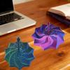 2Pack 3D Printed Expanded Sensory Fidget Star with Handle, Dual Motion Fidget Toy 3D Star Design for Adults, Expanding Sensory Fidget Star Desk Fidget Toys for Stress Relief (2Laser Red,6.7Inch) view 3