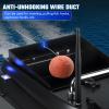 Bait Boat, 500m/546 Yards Remote Control with GPS, 4.4lbs Load Capacity, 6 Hours Sailing Time & Dual Motor, Fully Waterproof Windproof for Fishing Enthusiasts Black view 3