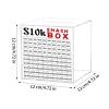 10000 Saving Challenge Piggy Bank - Large Clear Acrylic Money Saving Box | Unbreakable Transparent Cash Money Piggy Bank with Counter | Acrylic Cash Coin Counter for Kids & Adults view 2