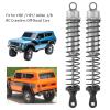 2Pcs RC 144mm Oil Filled Adjustable Shock Absorber Damper for HSP/HPI/AXIAL 1/8 RC Car (Silver) view 3