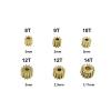 0.5 Modulus 9T 2MM Metal Copper Brass Gear Pinion Transmission Gear Fit Electronic Starter Shaft DIY RC Toy Car Motor Starters view 2