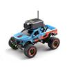 ConGamefun 1/64 Scale Mini RC Truck Model, 2.4Ghz APP Auto-Pairing Full-Proportional FPV Remote Control Monster Truck with WiFi Camera, Lights, Speed & Steering Adjustable, Gift for Adults (RTR/Blue) view 2