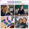 3D Printed Fidget Toys (6 Pack), Impossible Cone & Pyramid Spiral Toy, Optical Illusion Passthrough Desk Toys for Adults & Kids, Stress Relief Sensory Fidgets for Anxiety, Cool Office Gifts, 6PCS XL view 4