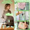 2 PCS 4-in-1 Keyboard Fidget Toy Keychain, Finger Clicky Button Toy Stress Relief Keychain with Swappable Keycaps, Mini Mechanical Key Fidget for Office Desk Focus Gifts (Mix Green) view 3