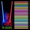 PremToytics Light up Saber 19 RGB Colors 3 Modes Sounds, Rechargeable and Detachable, Metal Hilt Dueling 38inch Light Saber for Adults Cosplay Swords Dress Up Parties Christmas Halloween (Black) view 2