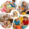 Activity Cube - Wooden Developmental Toy, Multi Functional Play Cube for Party, Playroom, Classroom Home Birthday Gift Girls, Boys Kids Early Learning Motor Skill Development, Educational Fun view 4