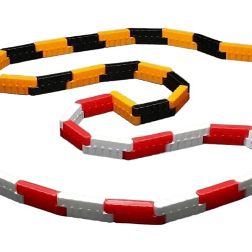 Road Barrier DIY Racing Track Design Drifting Race Track 6 2x1 8x2 5CM Red White Black Yellow Random 10PCS 50PCS 100PCS 200PCS(10pcs)